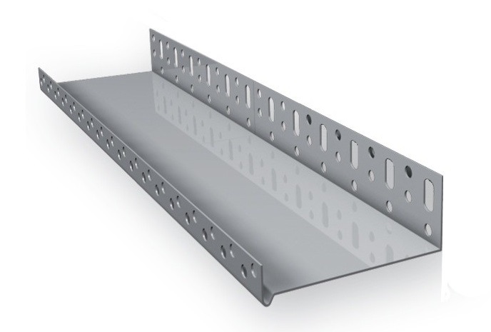 Aluminium lábazati indítópofil 200 mm / 0,8 mm (2,5m/db)